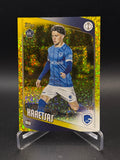 2025-26 Topps UEFA Konstantinos Karetsas RC Yellow Inferno Foil /299