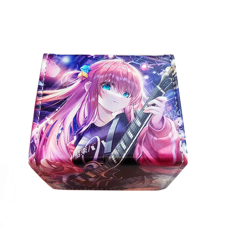 100+ PU Anime Cards Storage Box Deck Board Game TCG Cards Box Protector Bag for MGT/Pkm/Yu-gi-oh/Trading Card Collecting Game