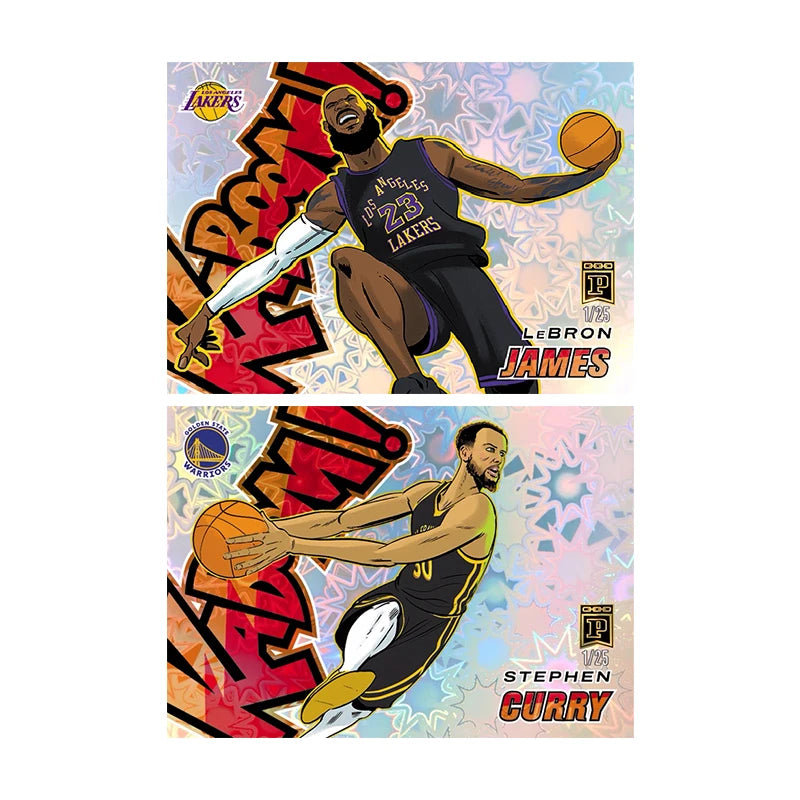 Homemade Diy Panini Basketball Star Card Anthony Edwards Nikola Jokic Curry Wembanyama Collection Card Toys Gift