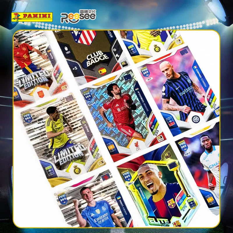 Panini 2026 FIFA 365 Adrenalyn XL Collectible Cards - Messi & Mbappé Tin Box Official Genuine Periphery Trading Cards Gifts
