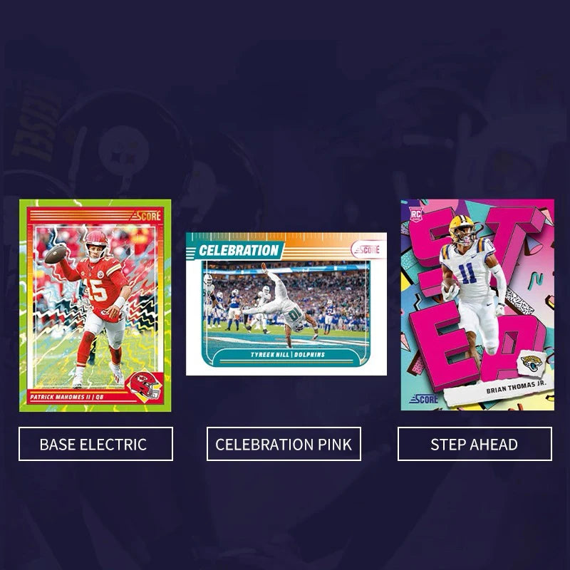 PANINI Limited Scale Score NFL Blaster Box “Seek” Edition Featuring Exclusive Signature Parallel Chase Cards Gift for Boys & Men