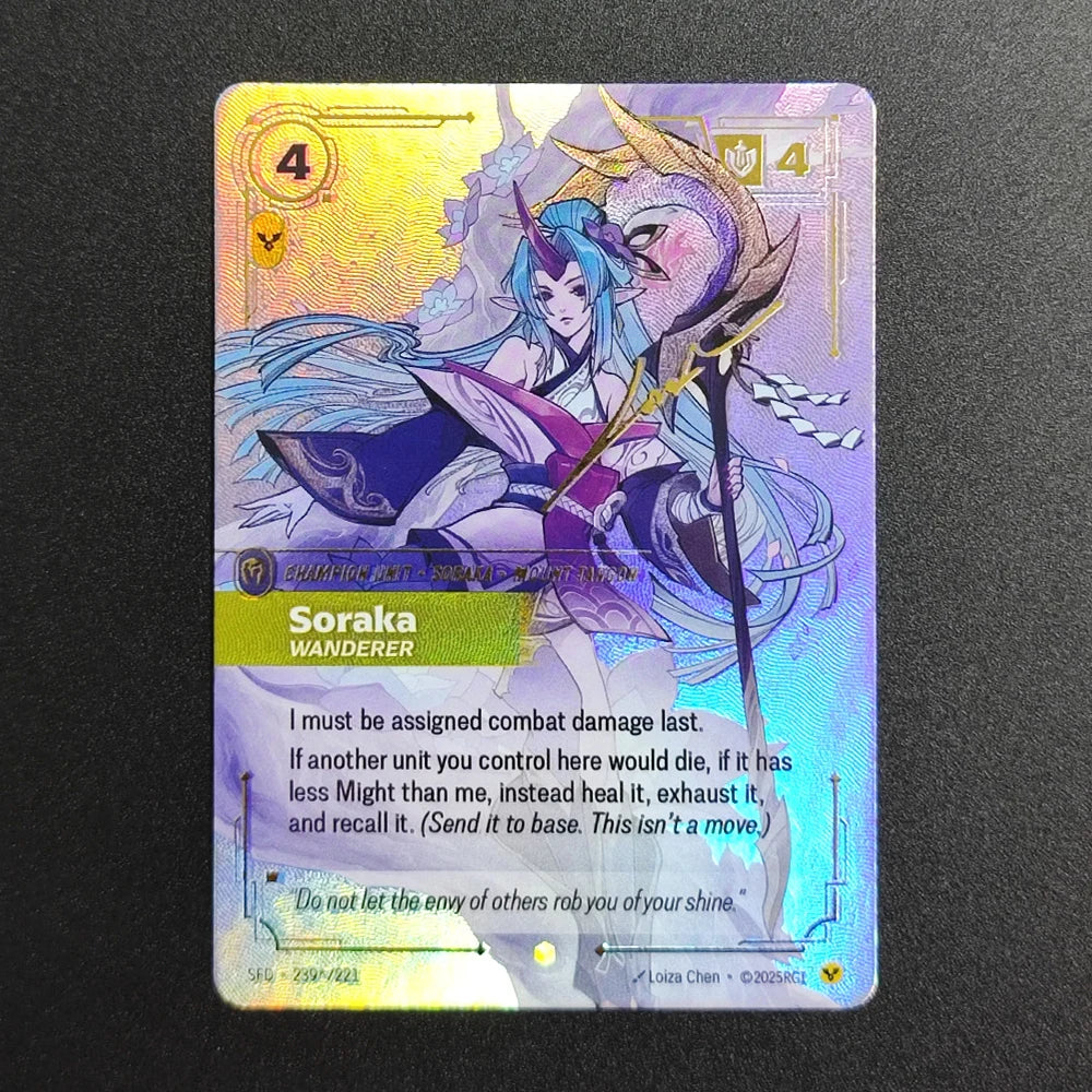 Proxy Riftbound League of Legends Spiritforged SFD Vayne Ahri Irelia Bard Teemo Yone Yasuo (Signature) Collection Game Card