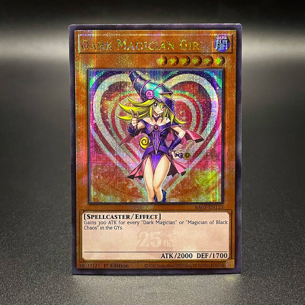 Yu-Gi-Oh! Card Dark Magician Of Chaos Platinum Secret Rare - RA03-EN134 ENVOY OF THE BEGINNING PRIMITE DRAGON TCG QCSCR Card