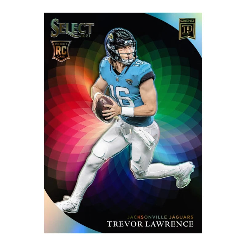 PANINI Select Football Series Aaron Rodgers Patrick Mahomes Tom Brady Trevor Lawrence Diy Homemade Collection Card Toys Gift