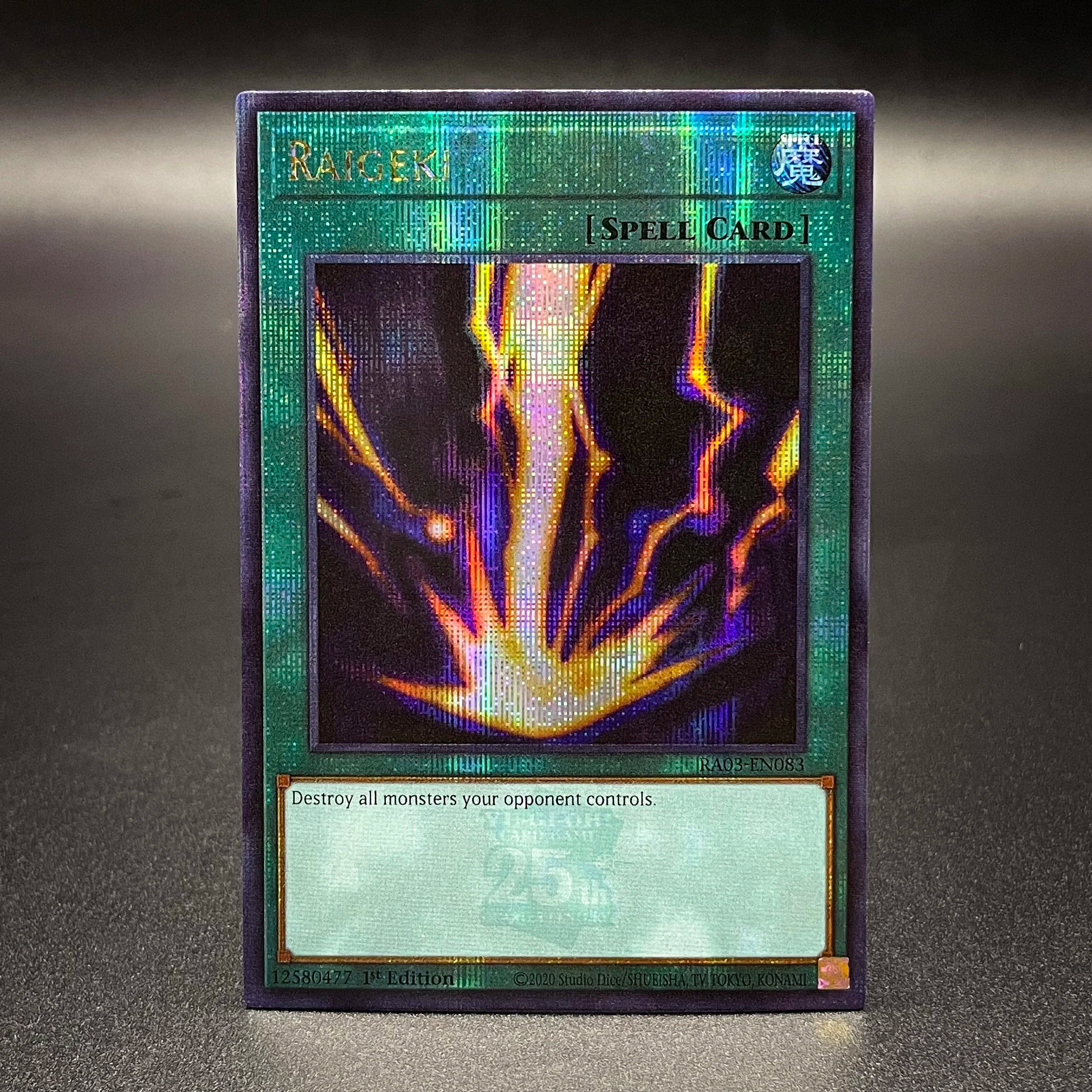 YuGiOh! QCSER Cards RA03-EN099 JINZO MULCHAMY MEOLS RAIGEKI MIRROR FORCE YU-GI-OH High Quality Proxy Card