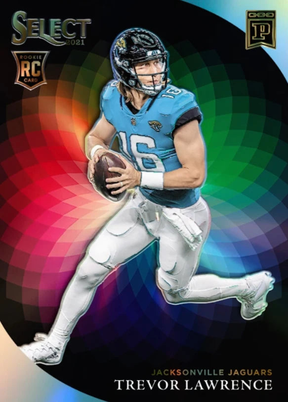 PANINI Select Football Series Aaron Rodgers Patrick Mahomes Tom Brady Trevor Lawrence Diy Homemade Collection Card Toys Gift