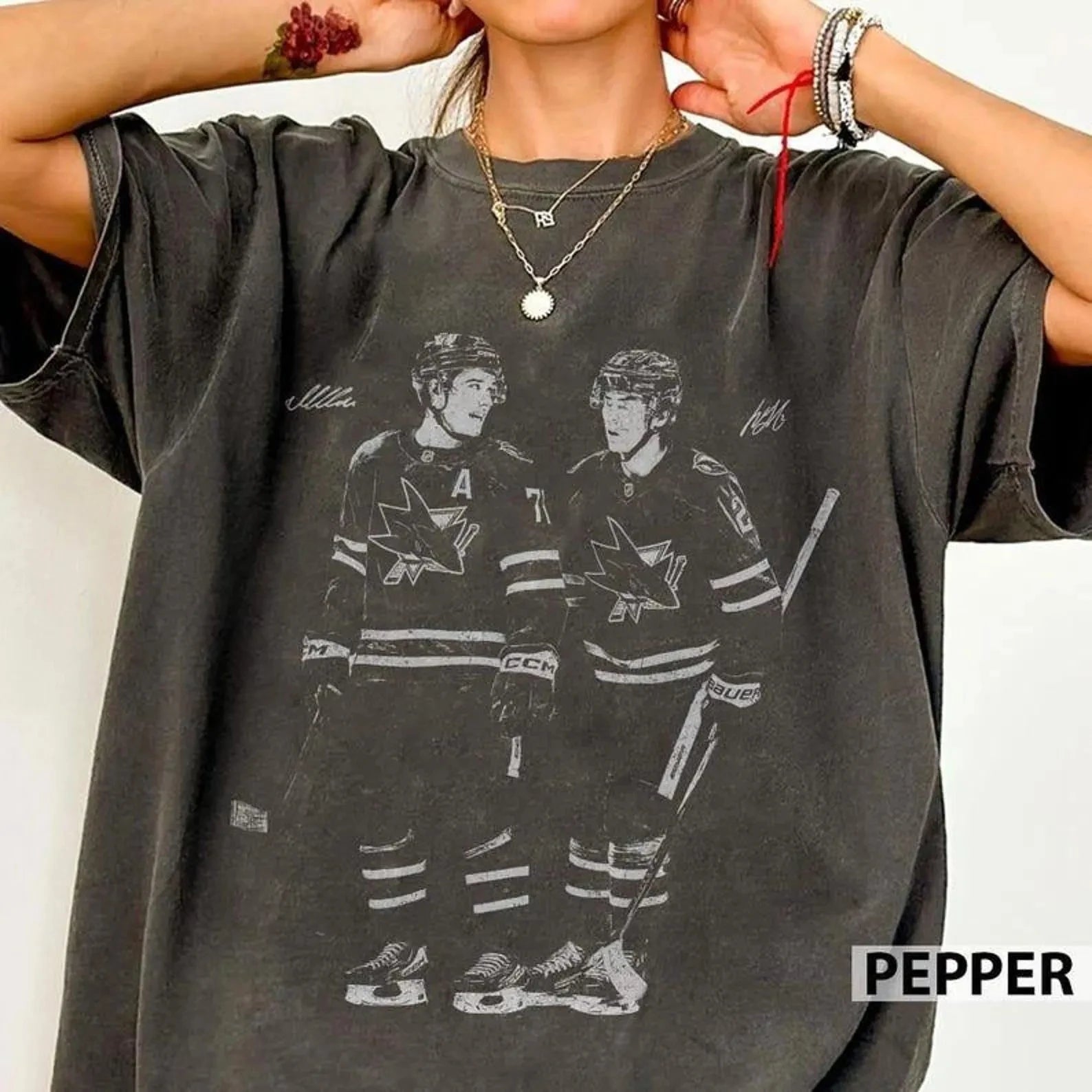 Summer Women's  Will Smith Hockey T Shirt  Cotton and Breathable Short Sleeve Streetwear Oversized Loose Casual