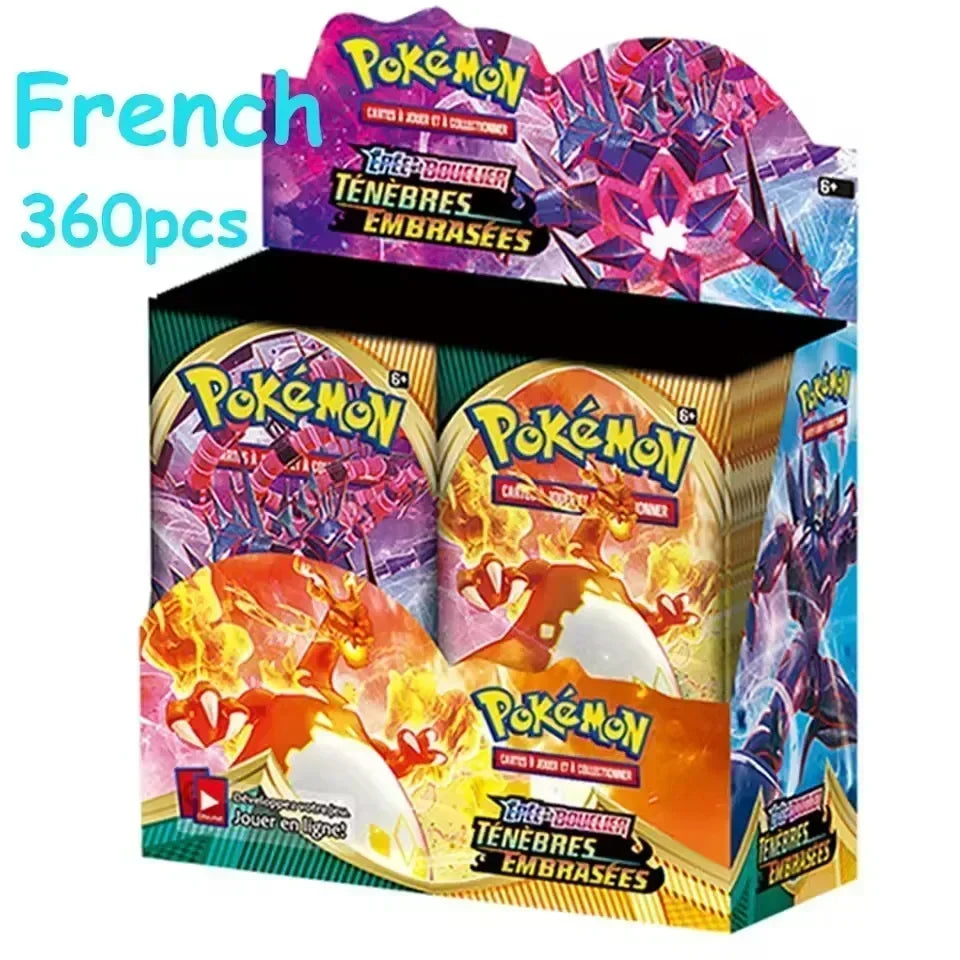 360P Pokémon francés TCG: Ecarlet & Violet AVENTURES ENSEMBLE Radiance Obsidian Flames Booster Box Pokemon Cards Game36 Pack Box