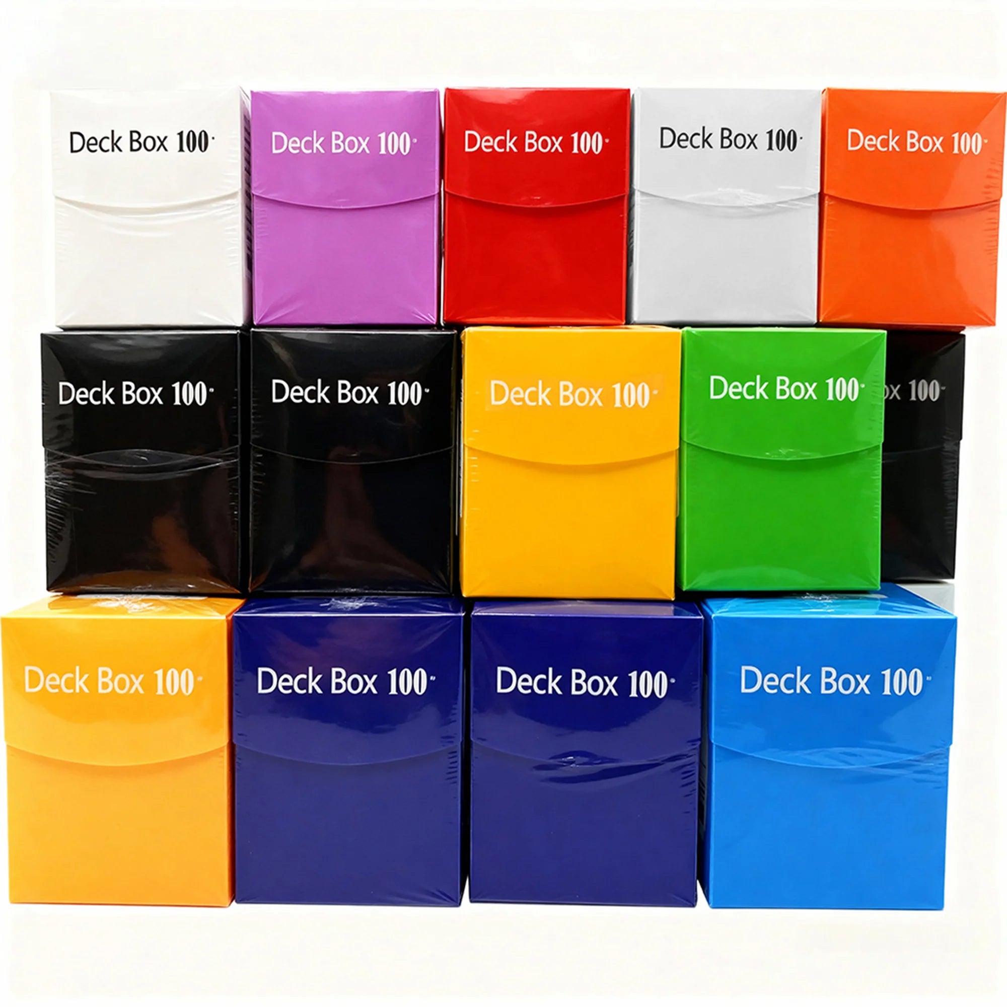 Holds 100+ Trading Card Storage Box Game Card Deck Box for Pokemon Magic YuGiOh Collectible Sport Cards Case Card Organizer