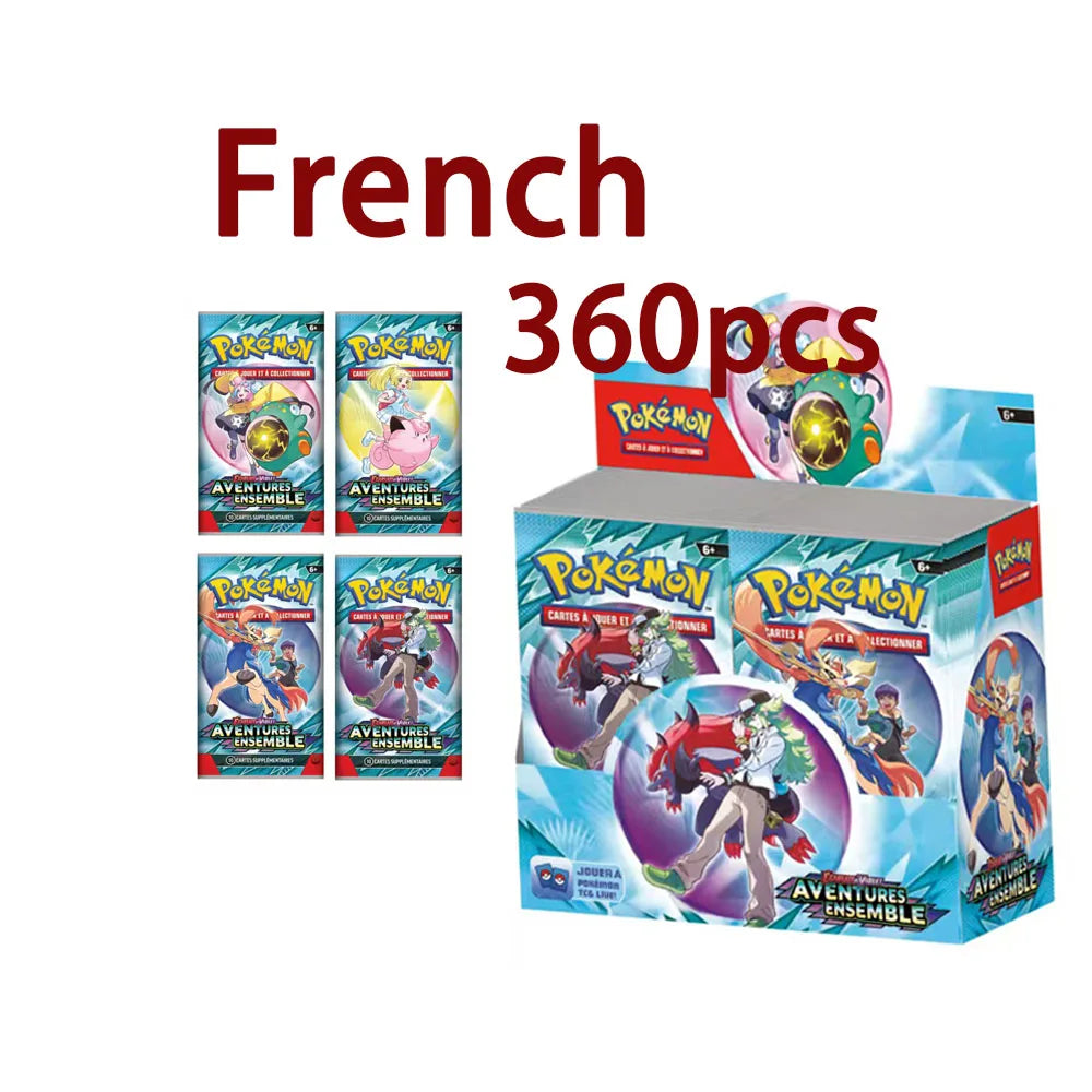 360P Pokémon francés TCG: Ecarlet & Violet AVENTURES ENSEMBLE Radiance Obsidian Flames Booster Box Pokemon Cards Game36 Pack Box