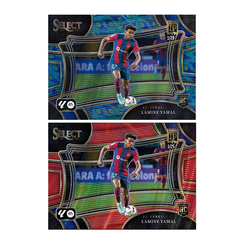 Diy Homemade Panini FIFA World Cup Football Series Lamine Yamal Signature Collection Card Toys Gift