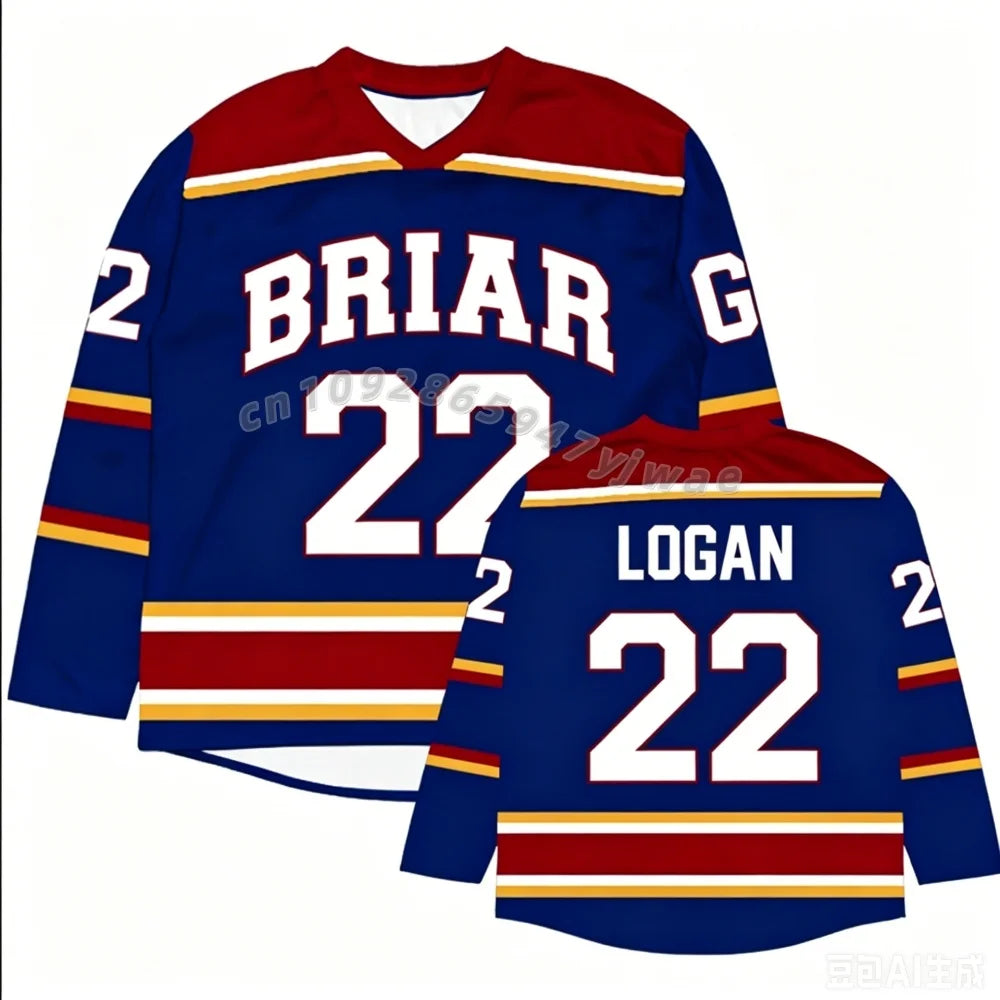 cosplay  Off Campus Briar University Jersey Graham 44 22 DI LAURENTIS 66 Tucker46 T-shirt  ice hockey Men Women cosplay t-shirt