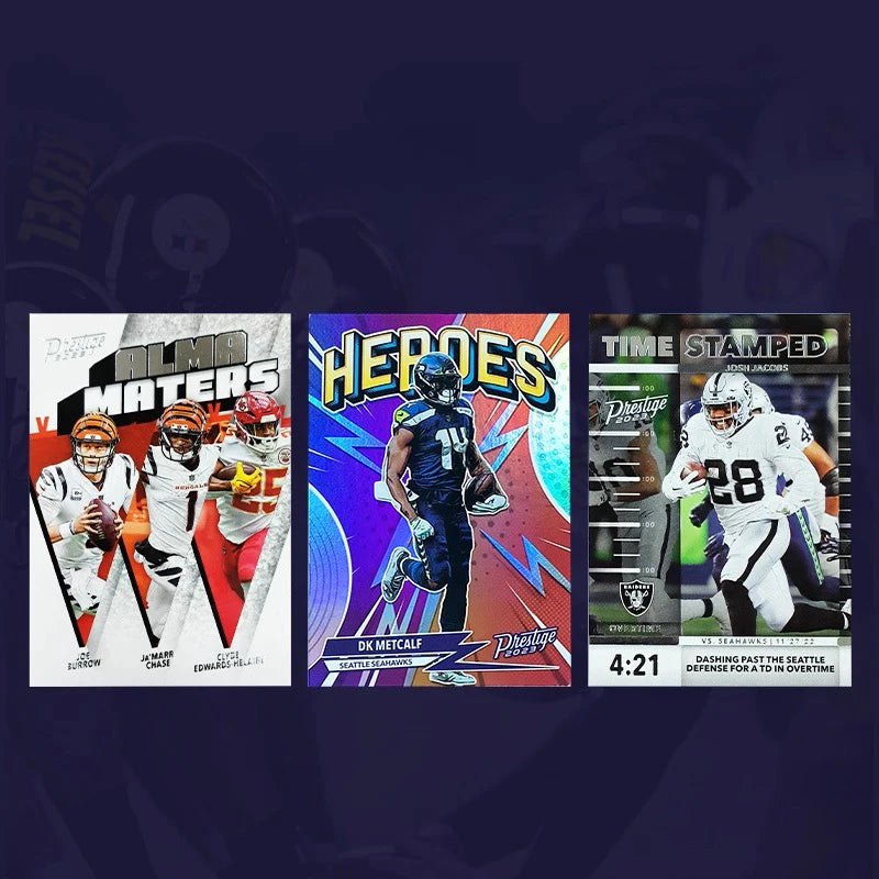 PANINI Limited Scale Score NFL Blaster Box “Seek” Edition Featuring Exclusive Signature Parallel Chase Cards Gift for Boys & Men