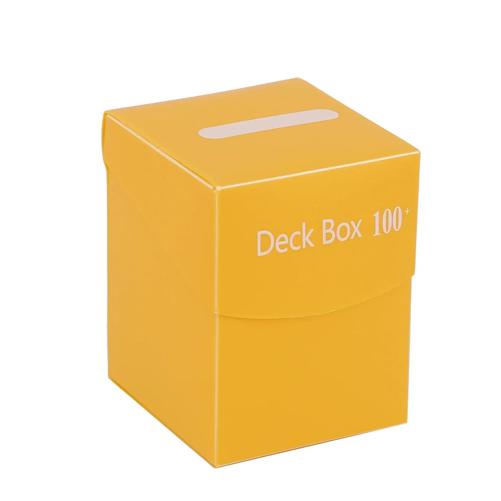 Holds 100+ Trading Card Storage Box Game Card Deck Box for Pokemon Magic YuGiOh Collectible Sport Cards Case Card Organizer