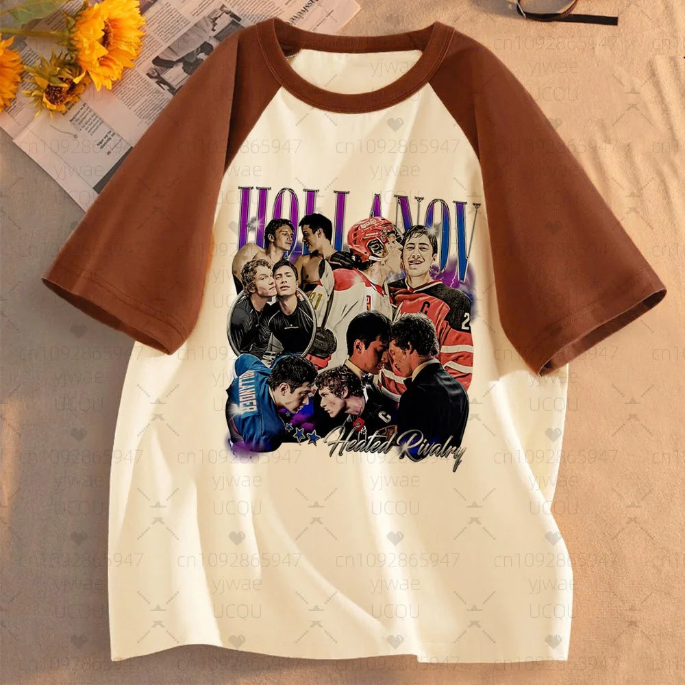 2026 New Heated Rivalry Hockey Jersey short Sleeves men Tee Women Men Fashion T-shirt Unisex Tops Tees Colthing