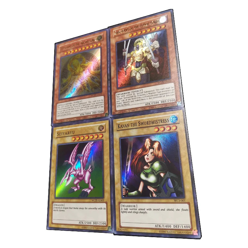 Yu-Gi-Oh DIY Seiyaryu Iestament of The Arcane Lords Armament of The Lethal Lords Collectible Cards for Christmas Birthday Gifts