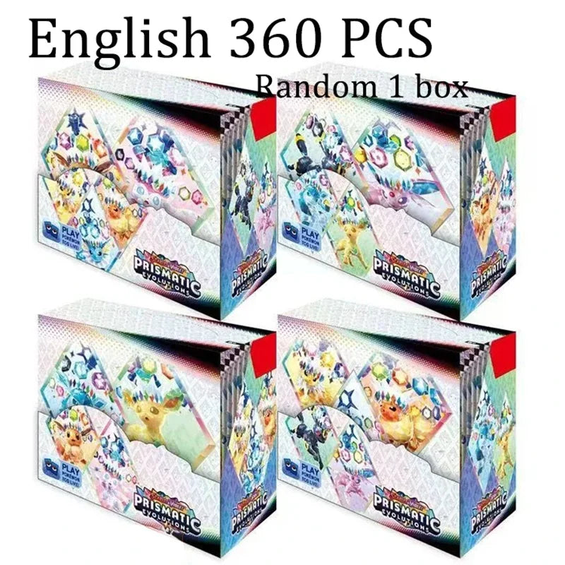 Newest 324Pcs Pokemon Cards Sun & Moon XY Evolutions Pokemon Booster Box Collectible Tradiner Card Game toy for children