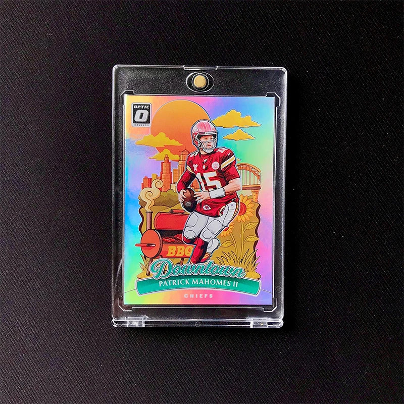2025 PANINI DIY Optic NFL Landmark City Teka Chiefs Mahomes Downtown Refraction Card Homemade Card