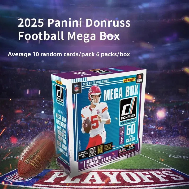 2025 Panini Donruss Football NFL Trading Cards Mystery Box Sports Collectibles Holiday Birthday Gifts for Boys & Girls