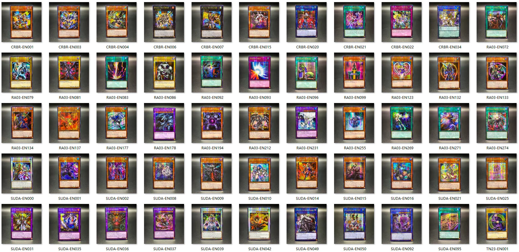 YuGiOh! QCSER Cards RA03-EN099 JINZO MULCHAMY MEOLS RAIGEKI MIRROR FORCE YU-GI-OH High Quality Proxy Card