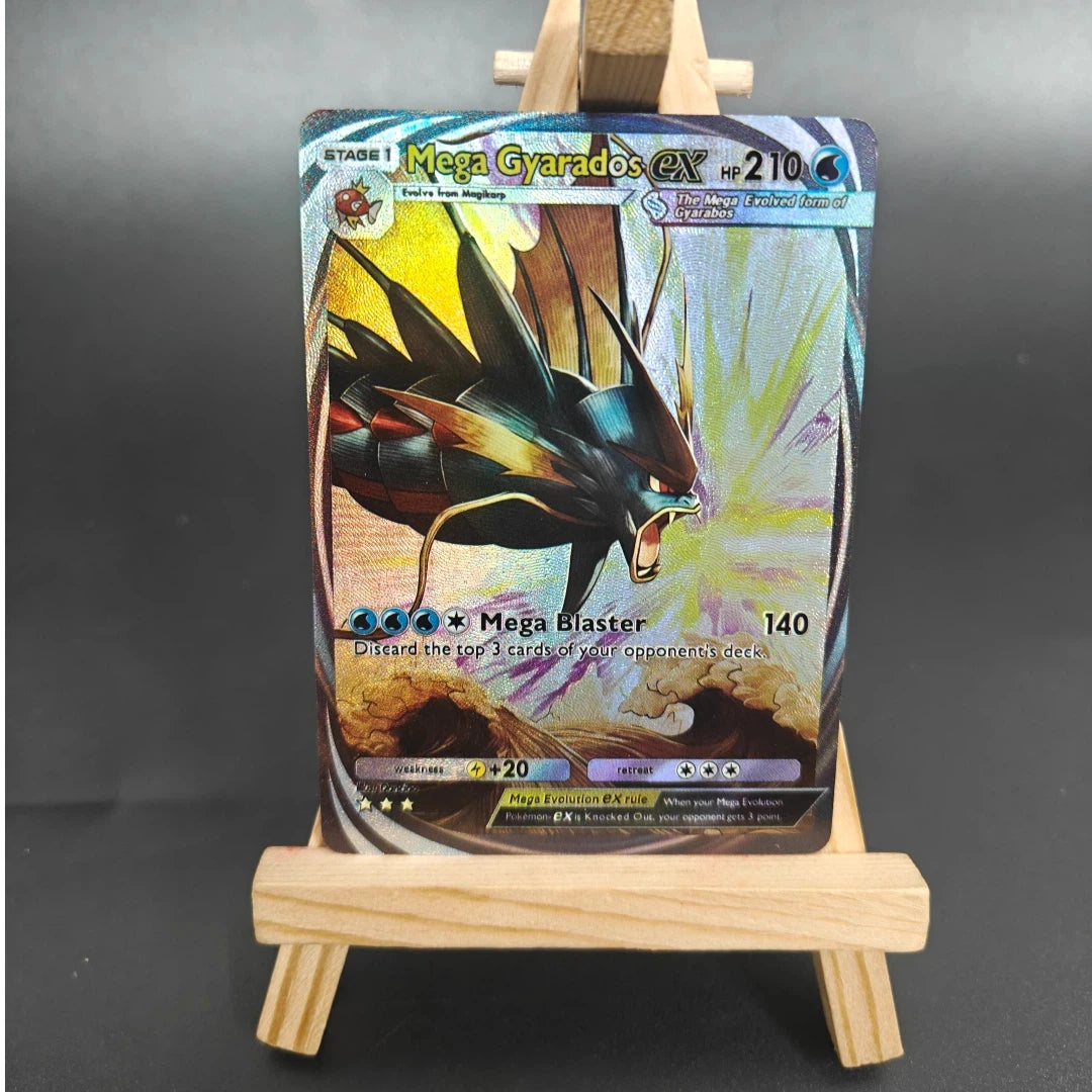 DIY Pokemon TCG Pocket Cards Immersive B1-Mega Rising Blaziken Gyarados Altaria PIkachu Tauros EX APP Game Card