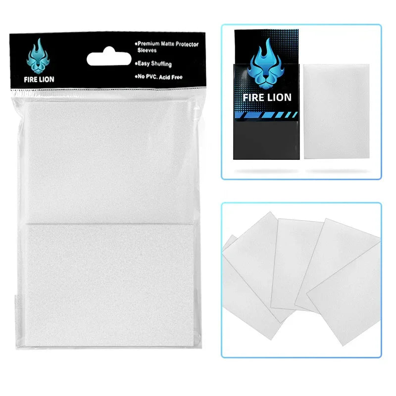 100PCS Premium Card Sleeves Matte Card Sleeves Compatible with MTG Pokemon Trading Cards and Sport Standard Sized Board Game
