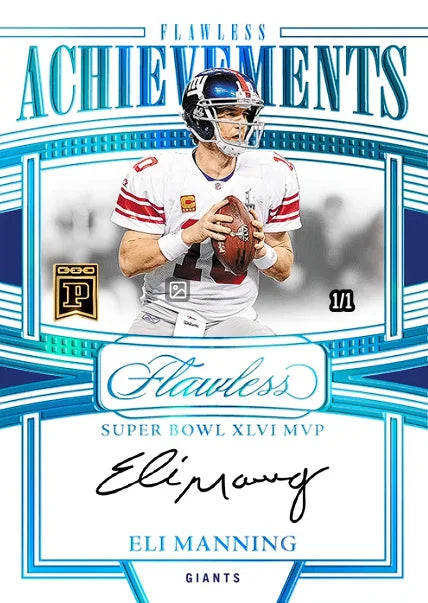 Panini NFL Rugby Star Card Diy Homemade Eli Manning Randy Moss Ray Lewis Signature Collection Card Toys Gift