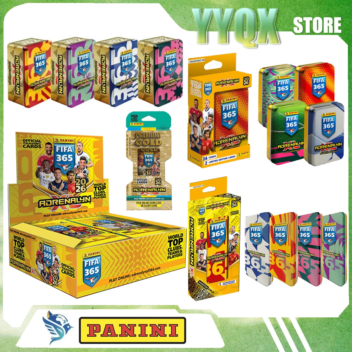 Panini 2026 FIFA 365 Trading Card World Cup Collection Periphery Football Match Official Surprise Gift Rare Like Commemorate Toy