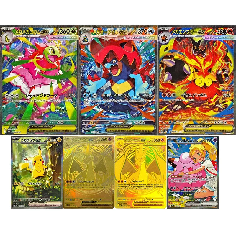 Diy Proxy Pokemon Card 765/742 Pikachu ex The Start Deck 100 Battle Lillie's Clefairy Ex Sa Sar Mega Charlizard Yex Emboar Ex
