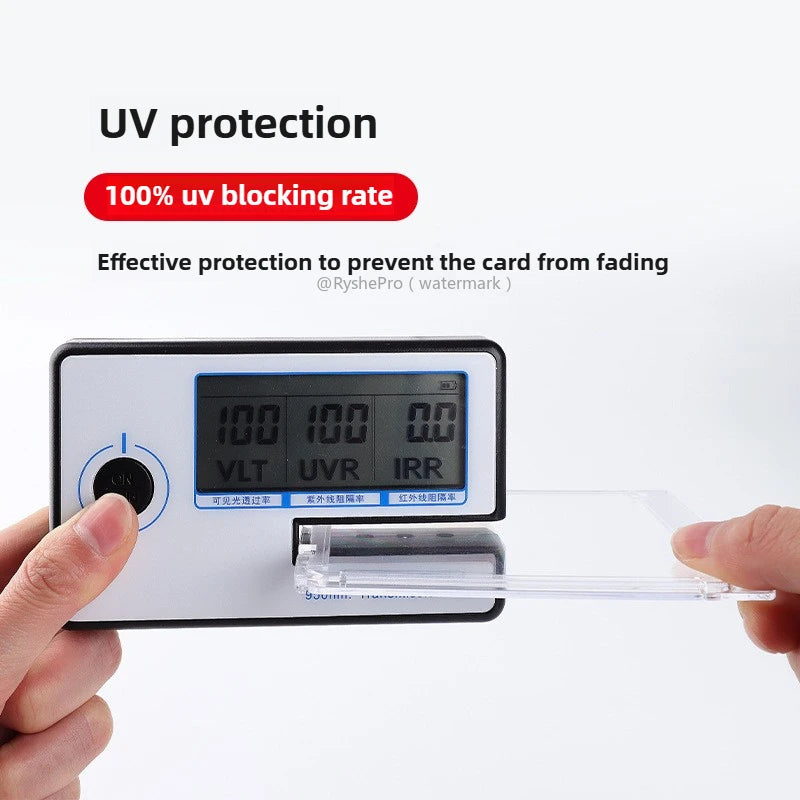 10pcs Card Case Holder 35pt Magnetic Card Holder for Trading Cards Hard Plastic Card Sleeves for MTG TCG Baseball Sports Cards
