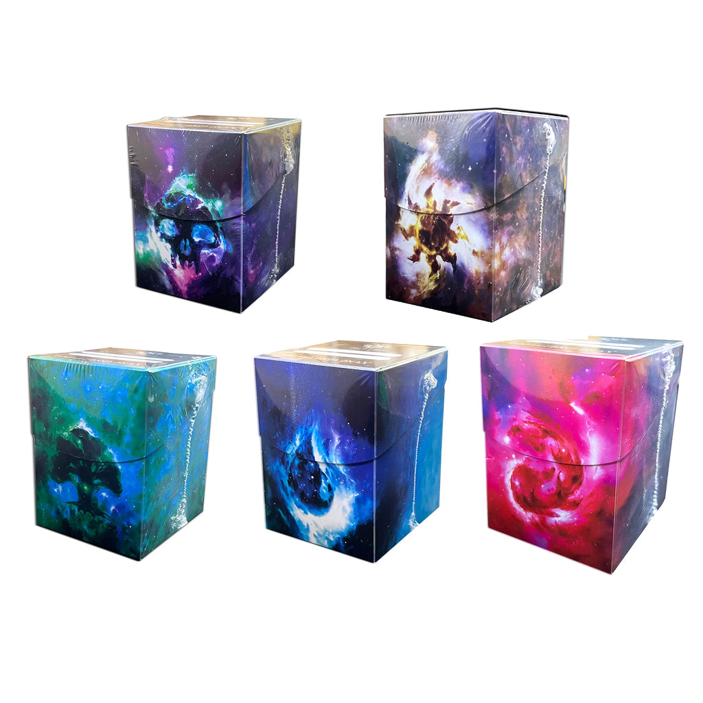 BL Classic 100+ BASIC LANDS Swamp Island MTG Trading Cards Box TCG/CCG Storage Card Deck Case for /PKM/YGO With Two Dividers