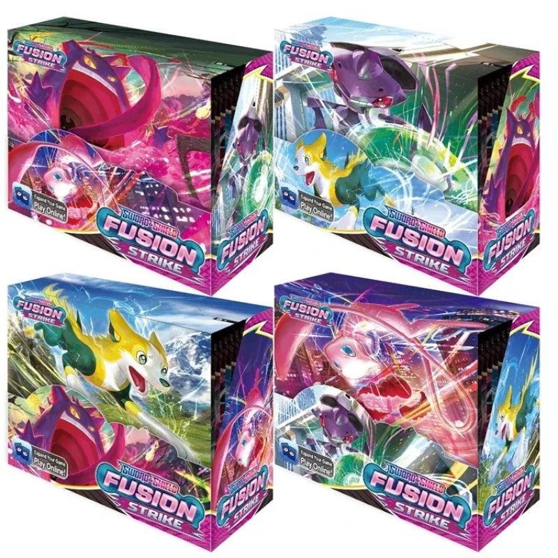 360 units/case Pokémon Scarlet & Violet 151 Prism Scale Fusion Strike English Booster Battle Transaction Gift Card Halloween