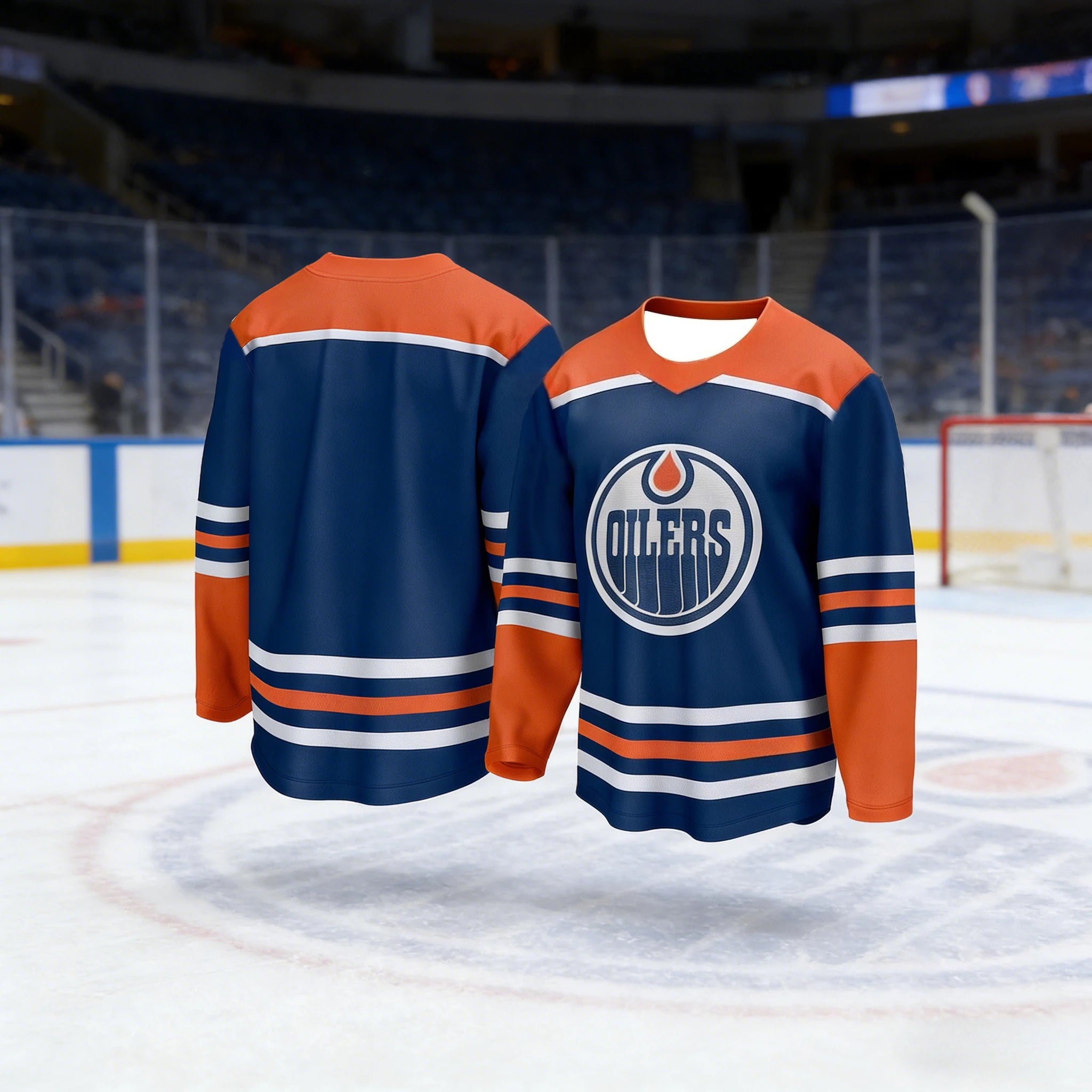2026 Men's New Canadian Men's Ice Hockey Sport Shirt 3D Print Royal High-Grade Ball Game Long-Sleeved Shirt Kids