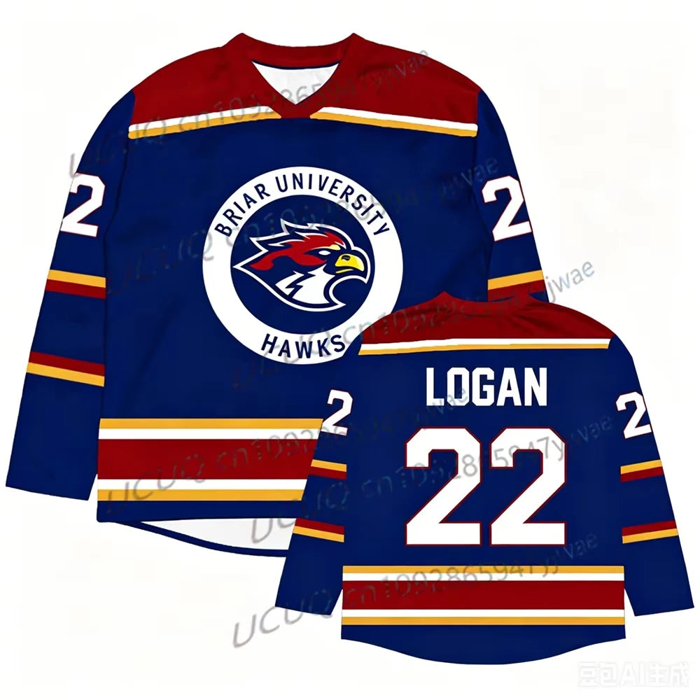 2026 Off Campus TV Series Briar University Hockey Jersey Graham Logan Di Laurentis Tucker Merch Shirt Men Women's T-shirt Fans
