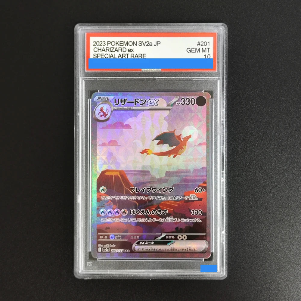 Diy Pokemon Japanese Sv2A 151 #201 202 200 Charizard Blastoise Venusaur Ex Authentication Grading GEM MT 10 Collection Card﻿
