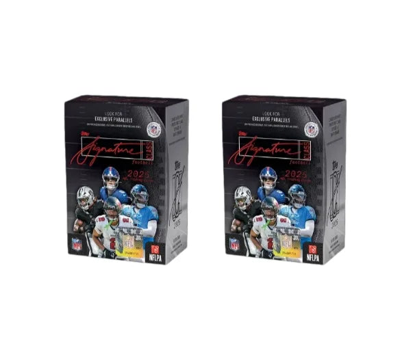 In Stock Genuine Hot Selling 2025 Topps Signature Class NFL Football Value Mega Box Trading Card Collection Surprise Trendy Gift