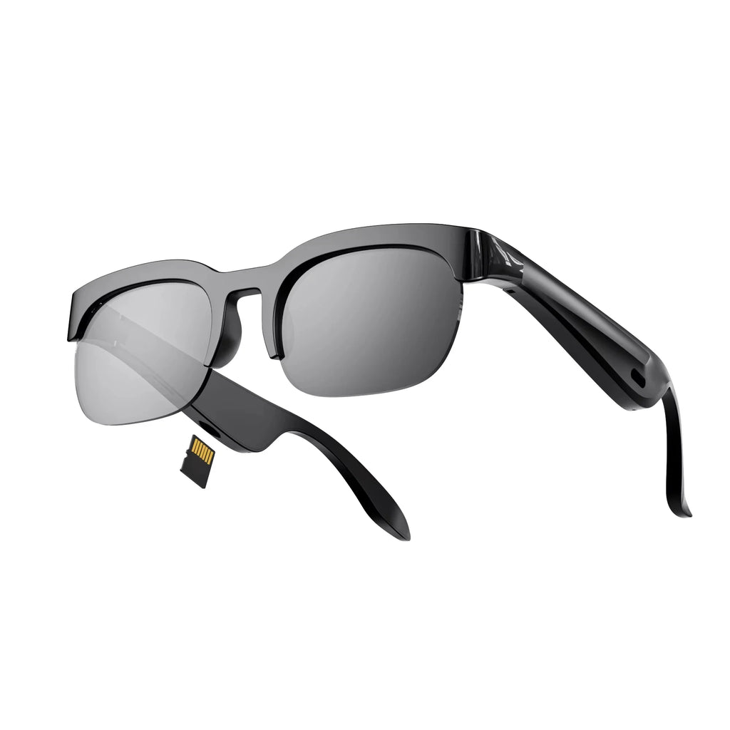 Lenovo HOT BT Audio Bone-Conduction Smart Glasses 150+ Language Real-Time Translation Music Glasses for Men Women Sports Running