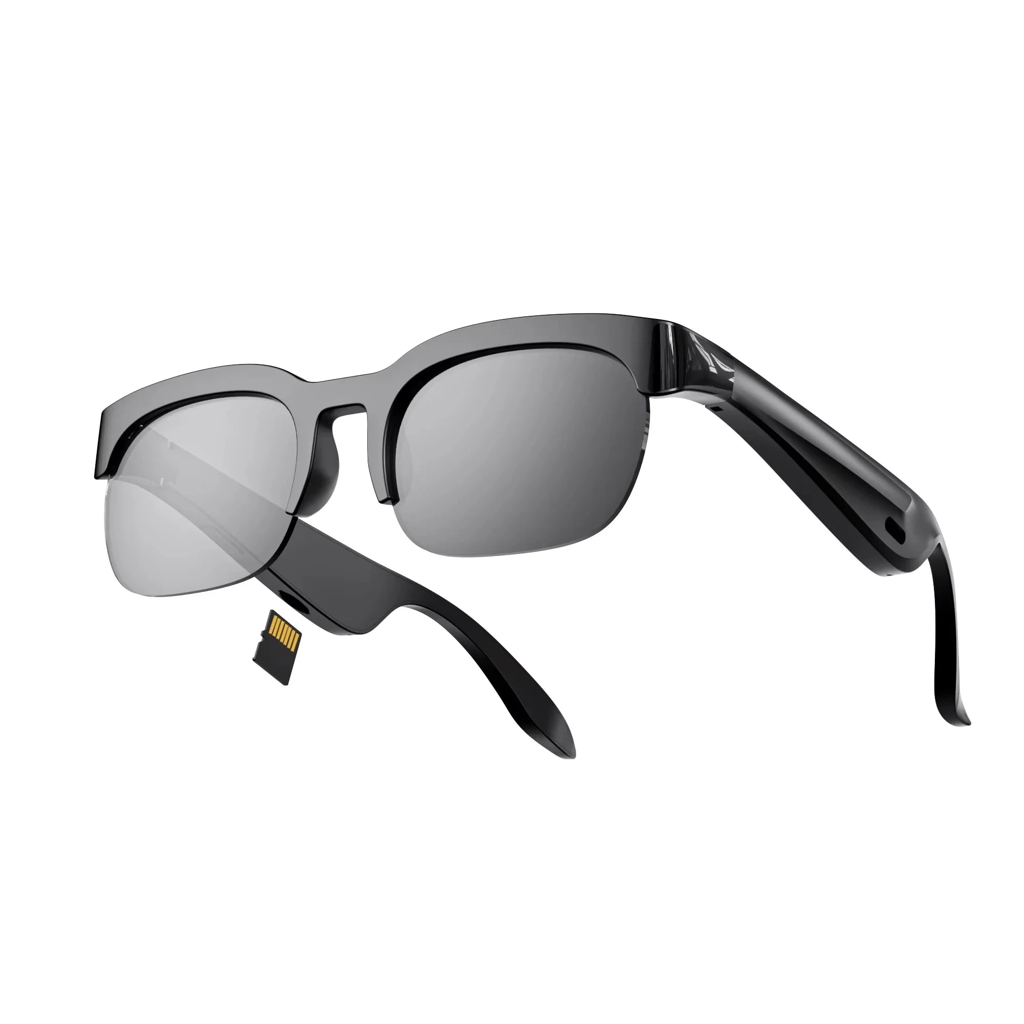 Lenovo HOT BT Audio Bone-Conduction Smart Glasses 150+ Language Real-Time Translation Music Glasses for Men Women Sports Running