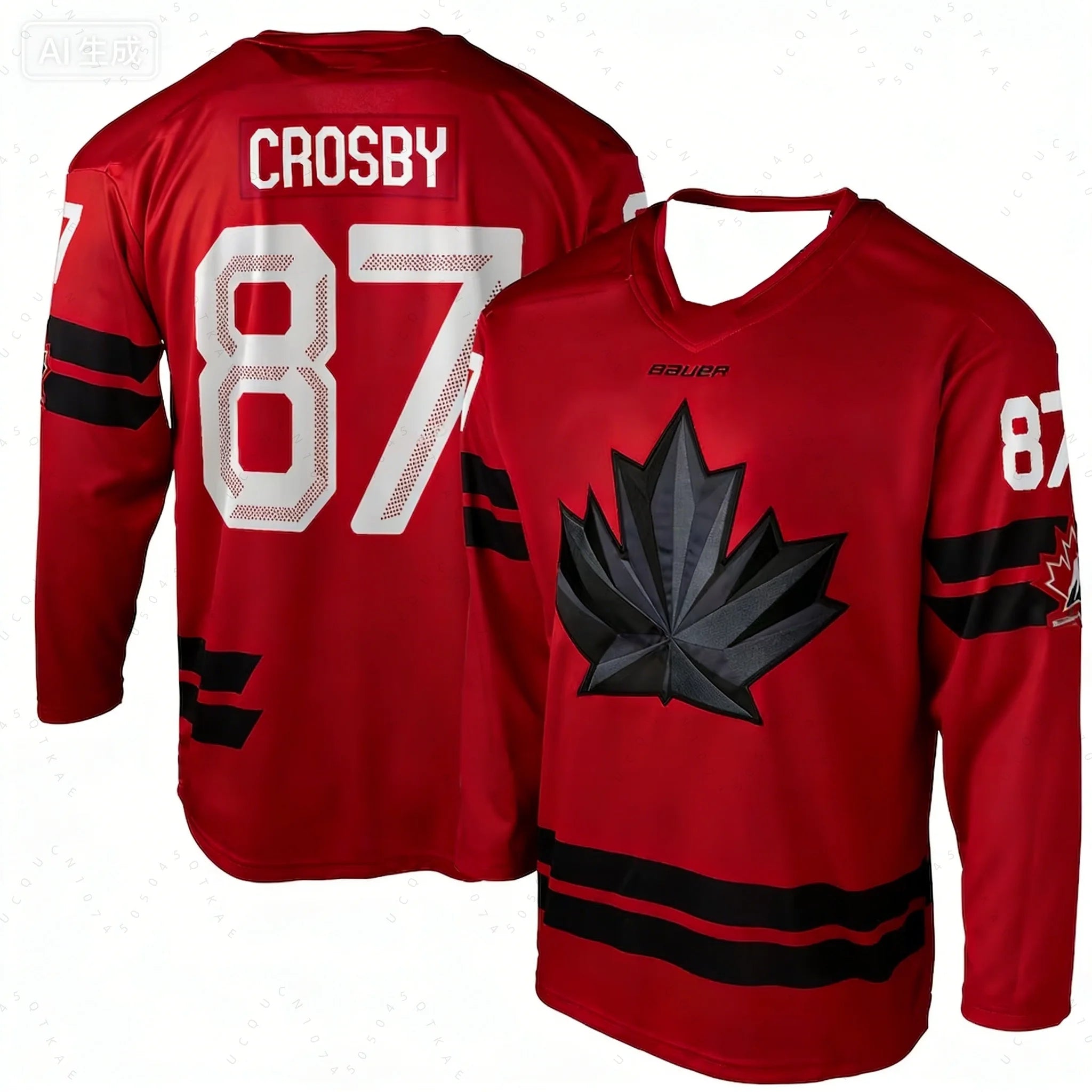 2026 New Model Arrival Canada Ice Hockey Game Jersey Mcdavid Fan Special Hockey Jersey Kit Men's Long-Sleeve Athletic T-Shirts