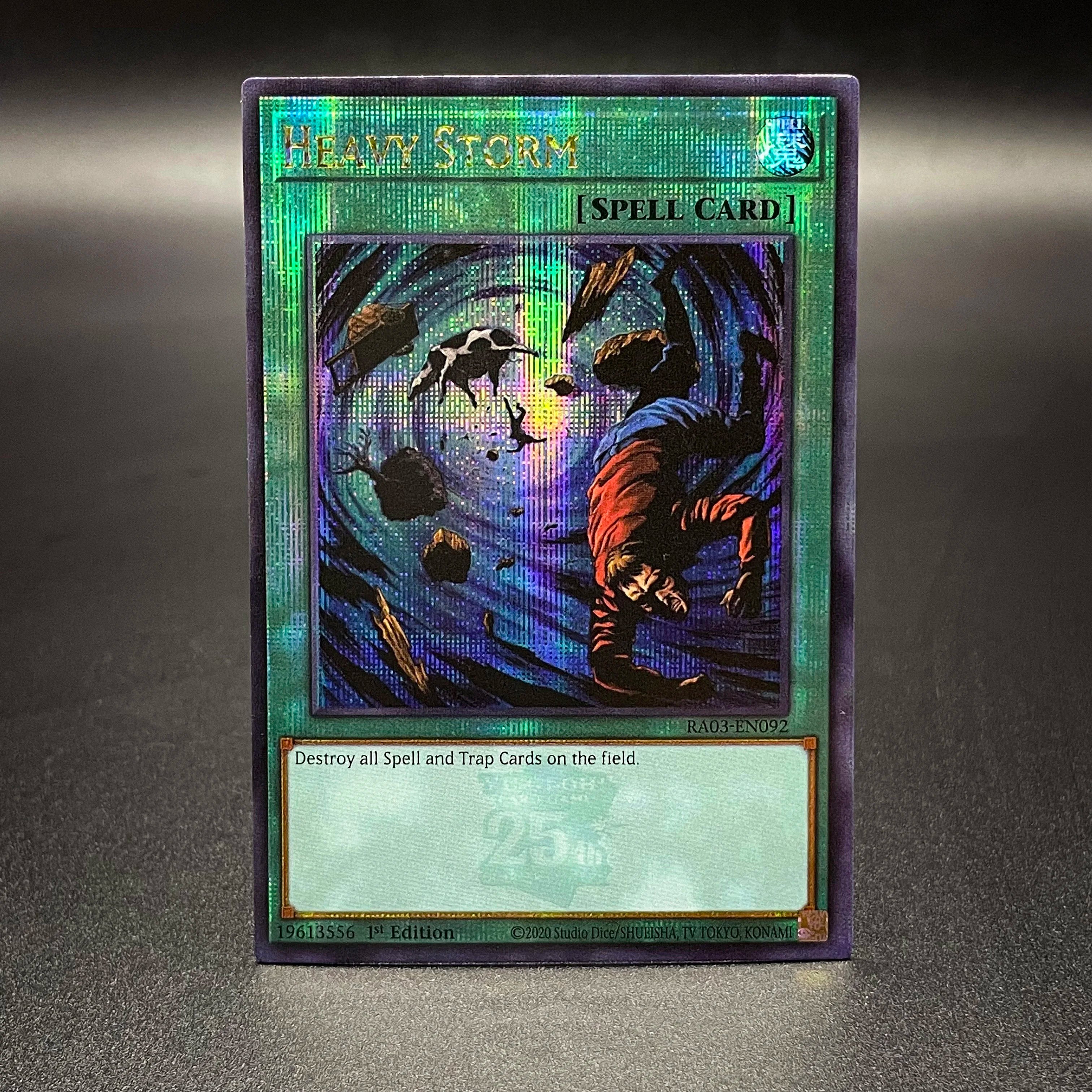 YuGiOh! QCSER Cards RA03-EN099 JINZO MULCHAMY MEOLS RAIGEKI MIRROR FORCE YU-GI-OH High Quality Proxy Card