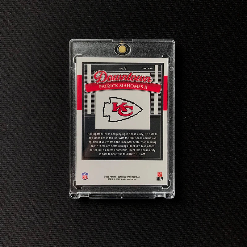 2025 PANINI DIY Optic NFL Landmark City Teka Chiefs Mahomes Downtown Refraction Card Homemade Card