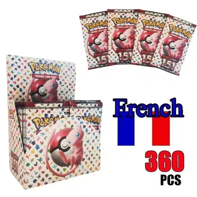 360P Pokémon francés TCG: Ecarlet & Violet AVENTURES ENSEMBLE Radiance Obsidian Flames Booster Box Pokemon Cards Game36 Pack Box