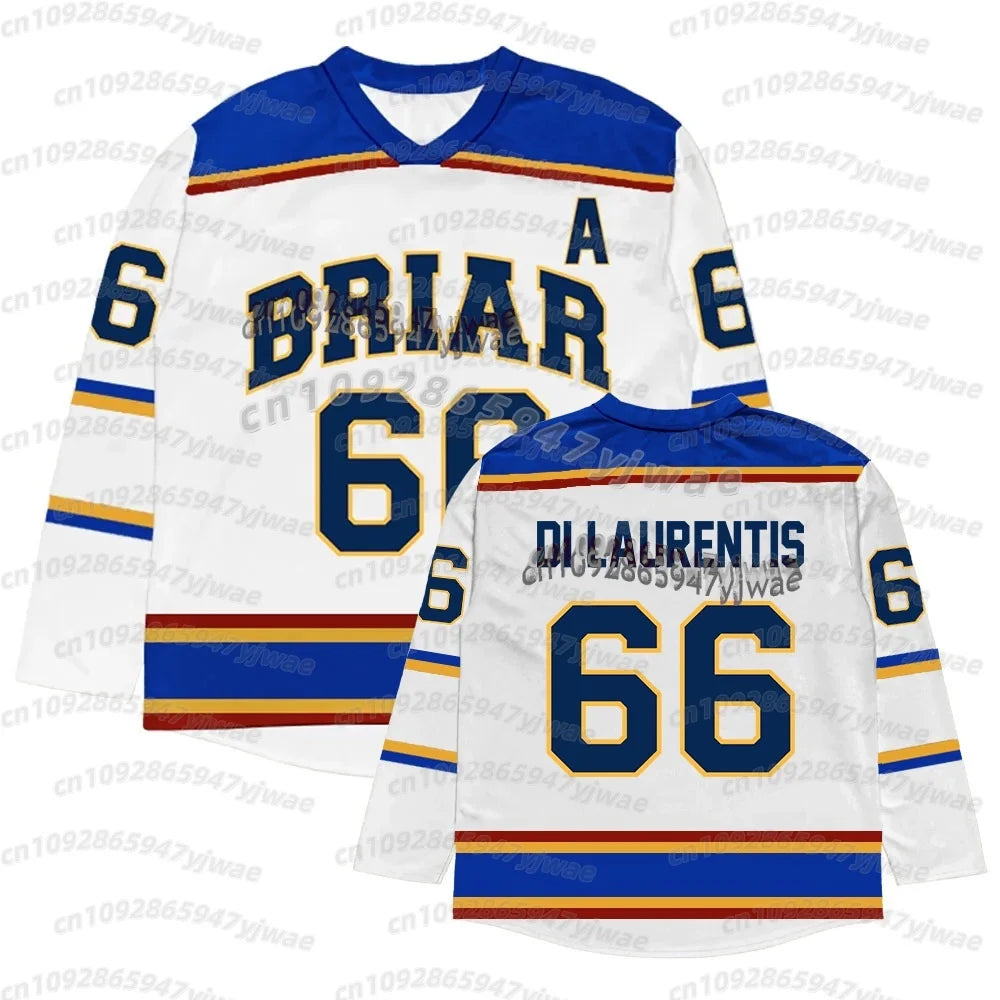 cosplay  Off Campus Briar University Jersey Graham 44 22 DI LAURENTIS 66 Tucker46 T-shirt  ice hockey Men Women cosplay t-shirt