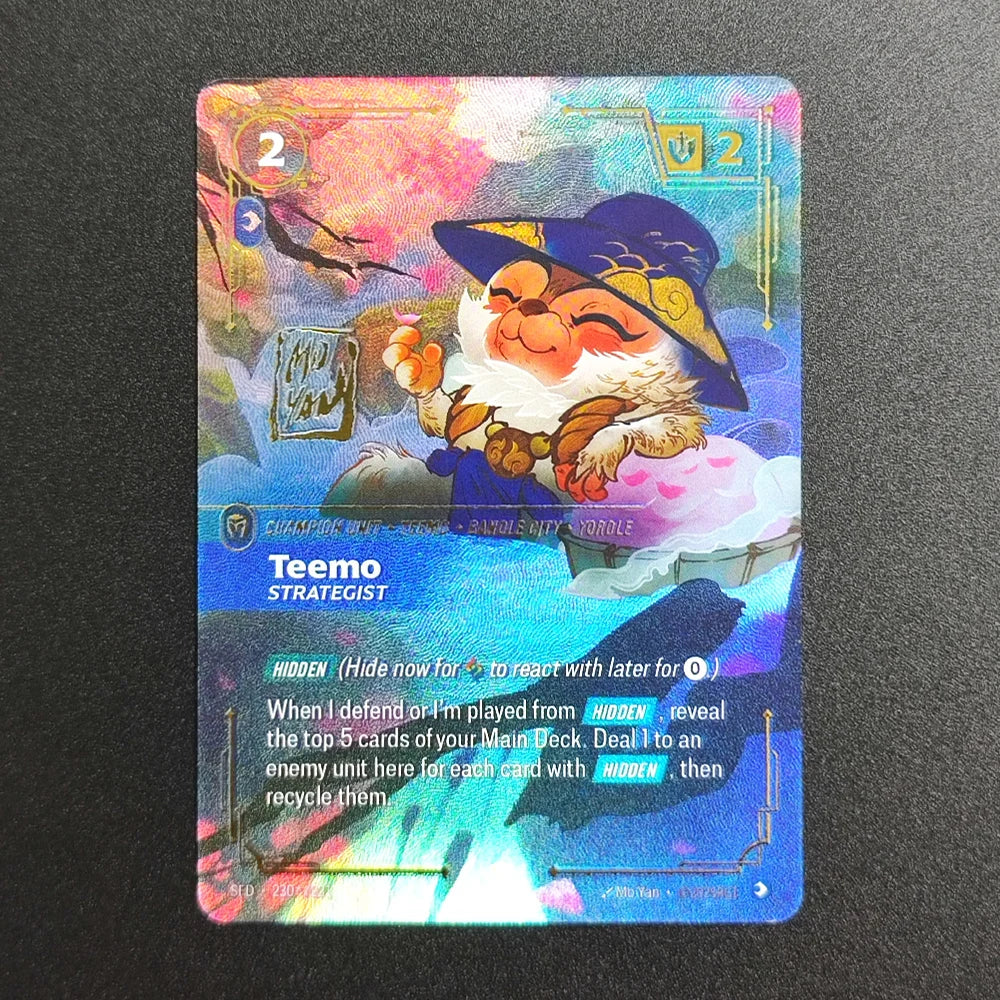 Proxy Riftbound League of Legends Spiritforged SFD Vayne Ahri Irelia Bard Teemo Yone Yasuo (Signature) Collection Game Card