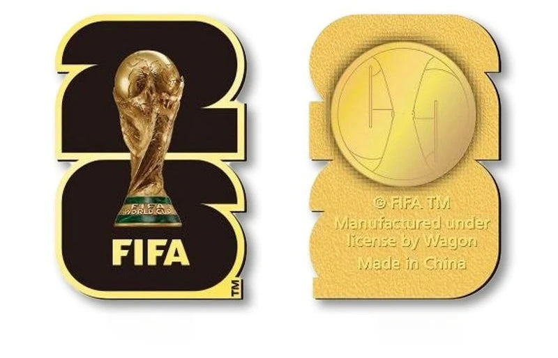 FIFA Official 2026 World Cup Badge Metal Enamel Brooch Pin US Canada Mexico Souvenir Collectible Chest Pin Gift