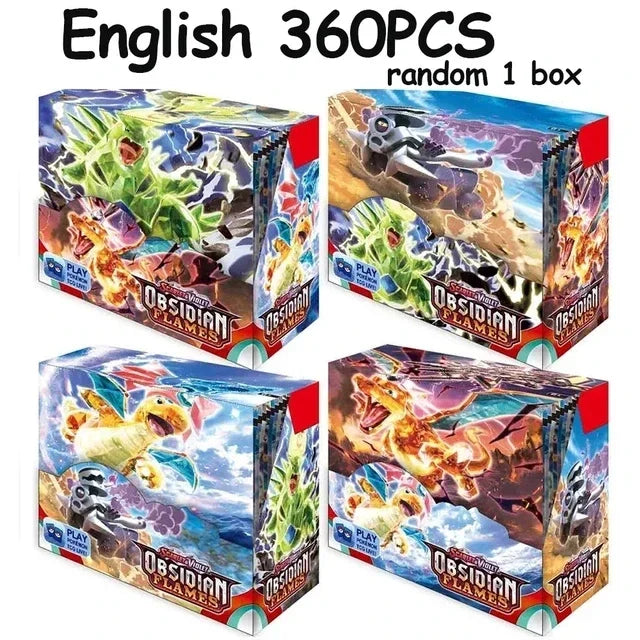 Newest 324Pcs Pokemon Cards Sun & Moon XY Evolutions Pokemon Booster Box Collectible Tradiner Card Game toy for children