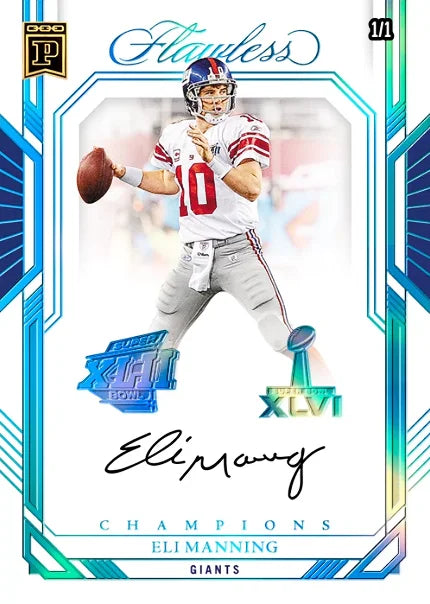 Panini NFL Rugby Star Card Diy Homemade Eli Manning Randy Moss Ray Lewis Signature Collection Card Toys Gift