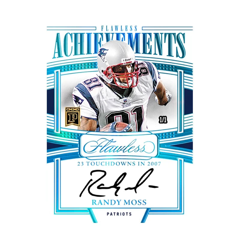 Panini NFL Rugby Star Card Diy Homemade Eli Manning Randy Moss Ray Lewis Signature Collection Card Toys Gift