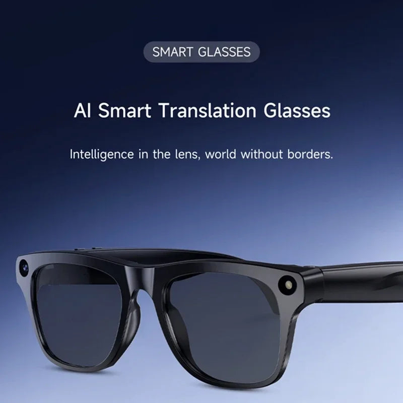 Lenovo AI Smart Glasses 8K HD Photochromic Multifunction Bluetooth Calling Voice Assistant Music Player Translate Camera