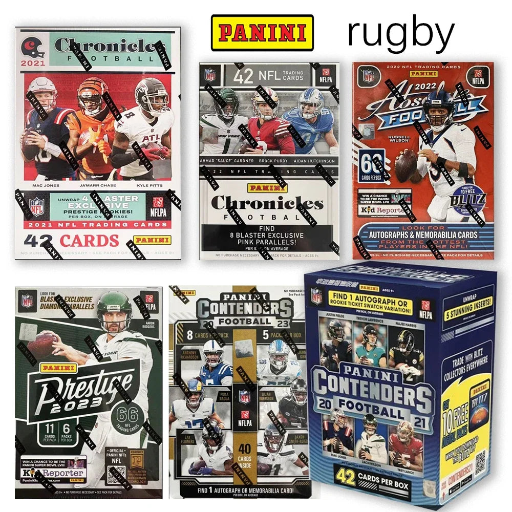 Panini NFL Football Collectible Card, Patrick Mahomes Refractor Shiny Rare KABOOM Card Official Authentic Boy Surprise Gift Set